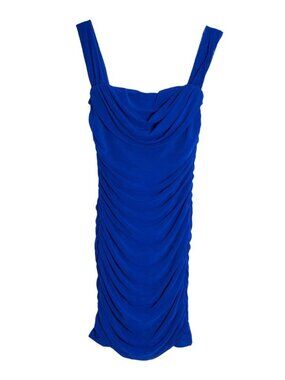 NWT PrettyGarden Blue Ruched Bodycon Mini Dress Medium